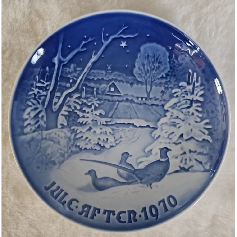 Bing Grondahl Blue & White 1970 Jule After 7